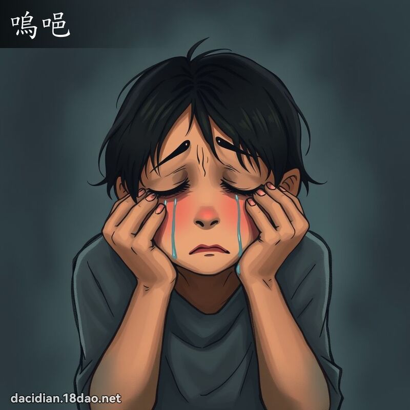 嗚唈 - 國語大辭典配圖