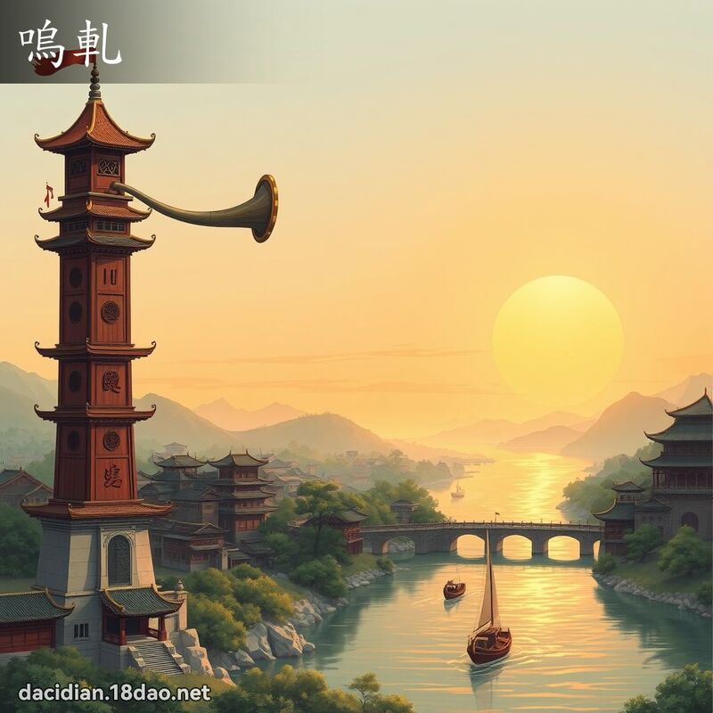 呜轧 - 国语大辞典配图