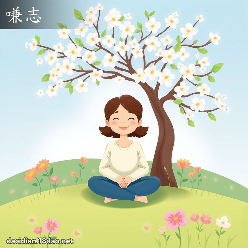 嗛志 - 國語大辭典配圖