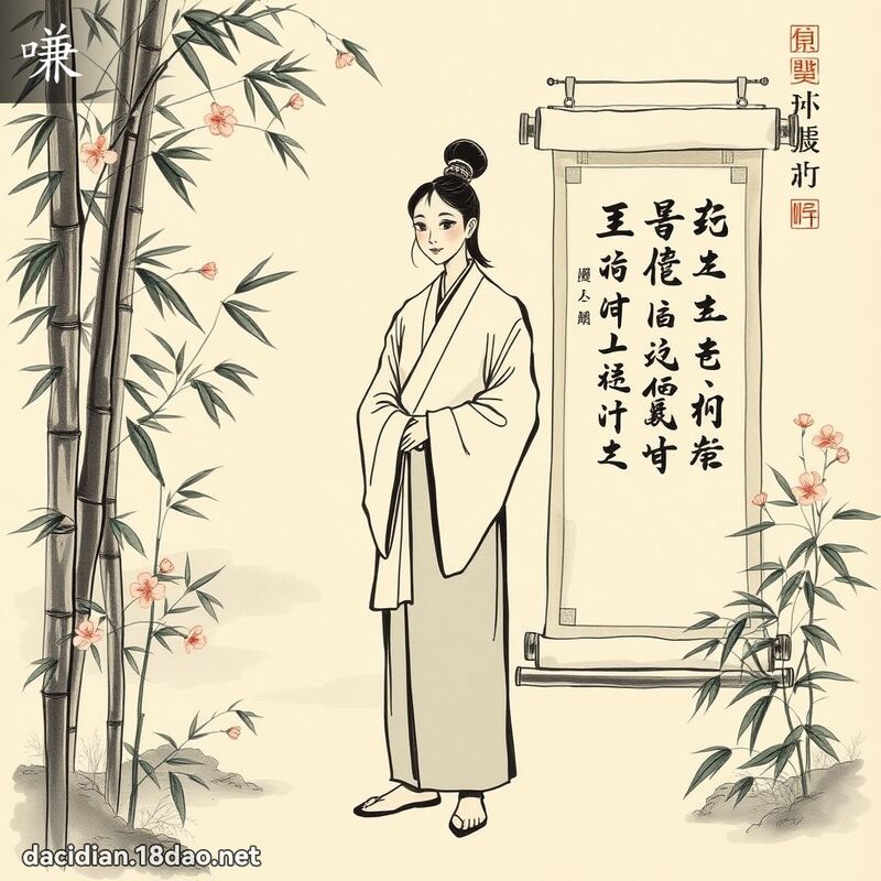 漢字: 嗛 (多音字)