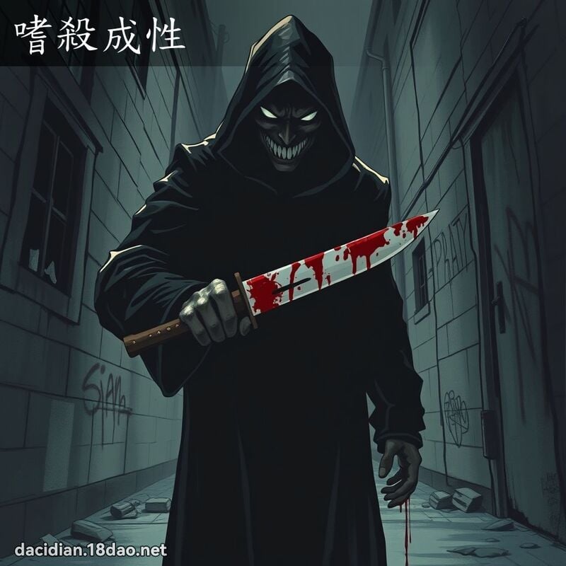 嗜殺成性 - 國語大辭典配圖
