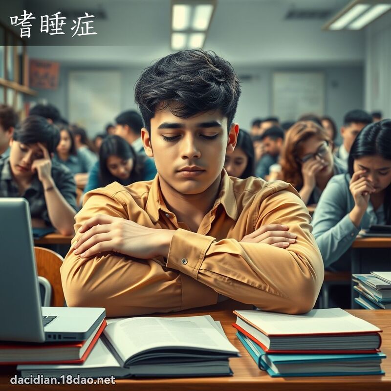 嗜睡症 - 国语大辞典配图