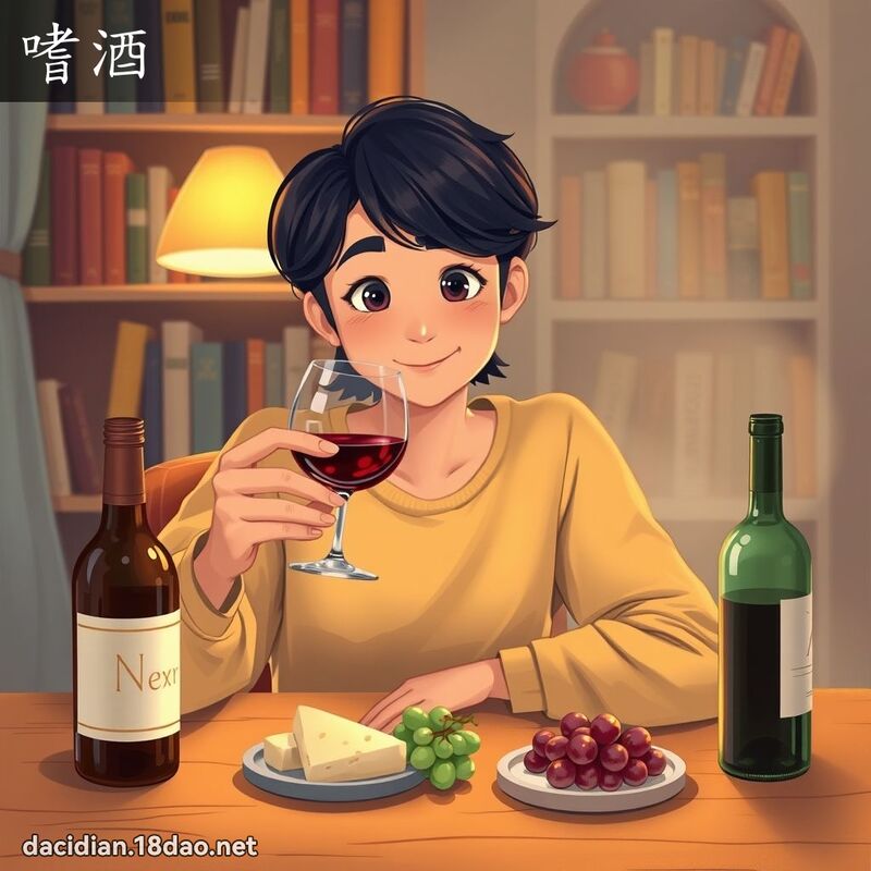 嗜酒 - 國語大辭典配圖