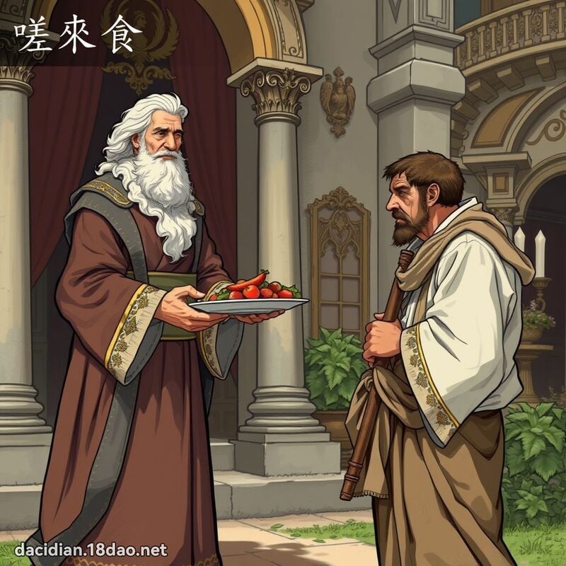 嗟來食 - 國語大辭典配圖