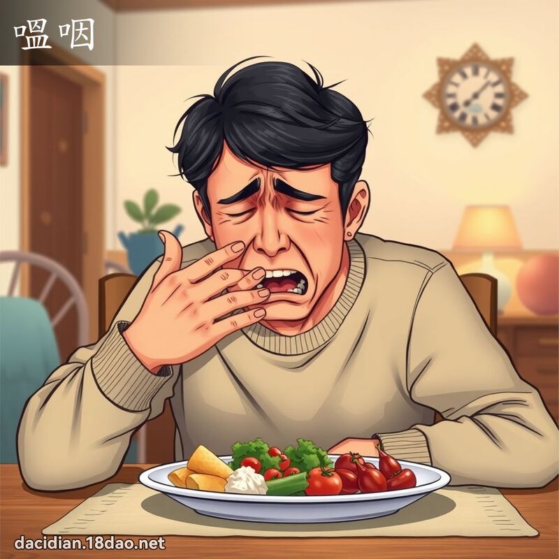 嗢咽 - 国语大辞典配图