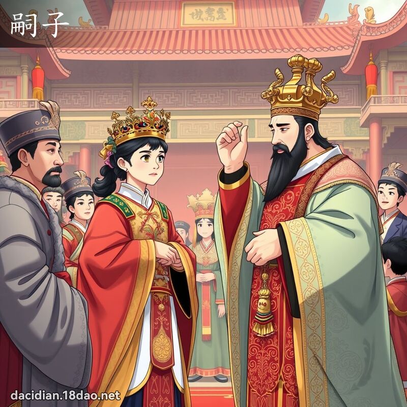嗣子 - 國語大辭典配圖