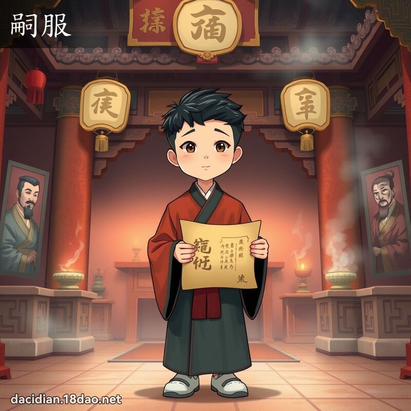 嗣服 - 国语大辞典配图