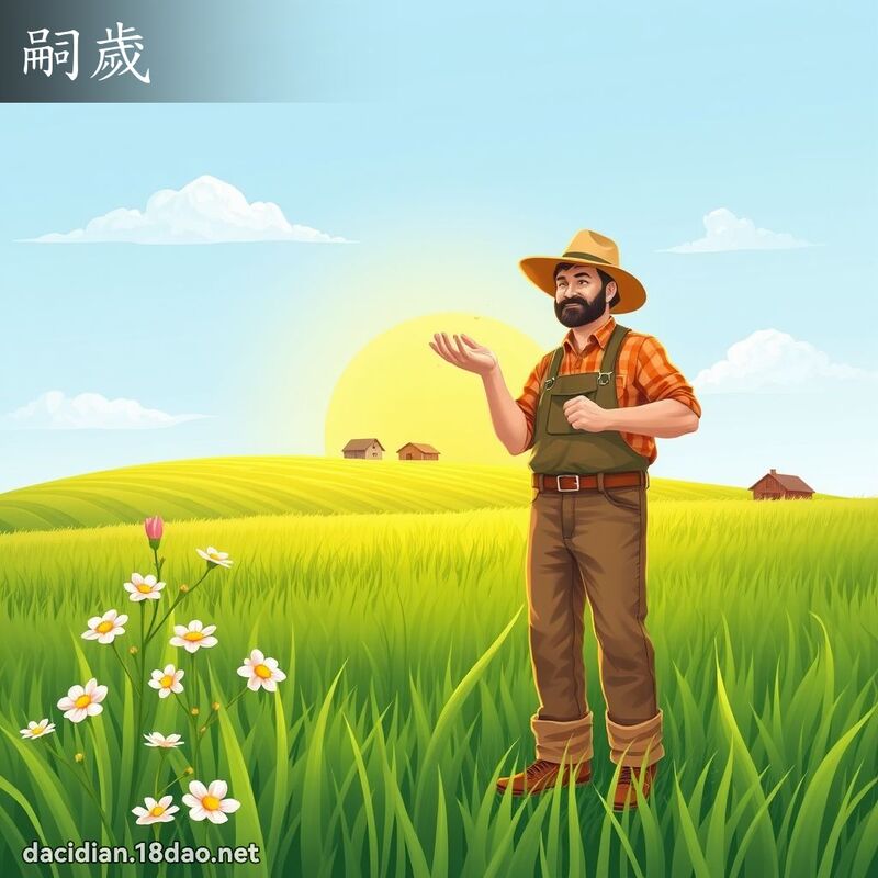 嗣岁 - 国语大辞典配图