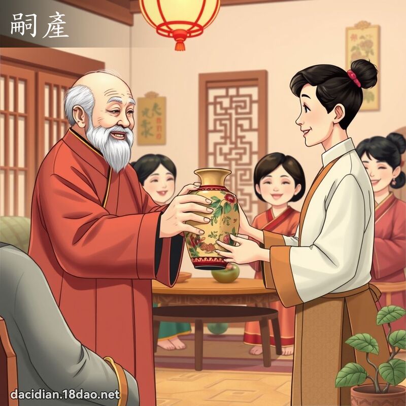 嗣产 - 国语大辞典配图