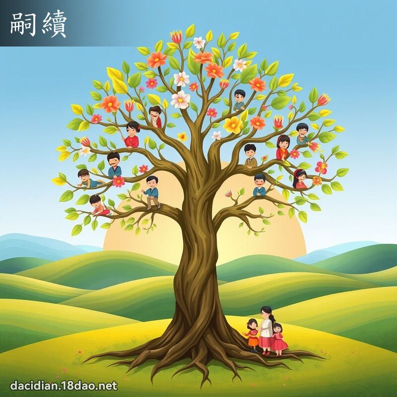 嗣续 - 国语大辞典配图