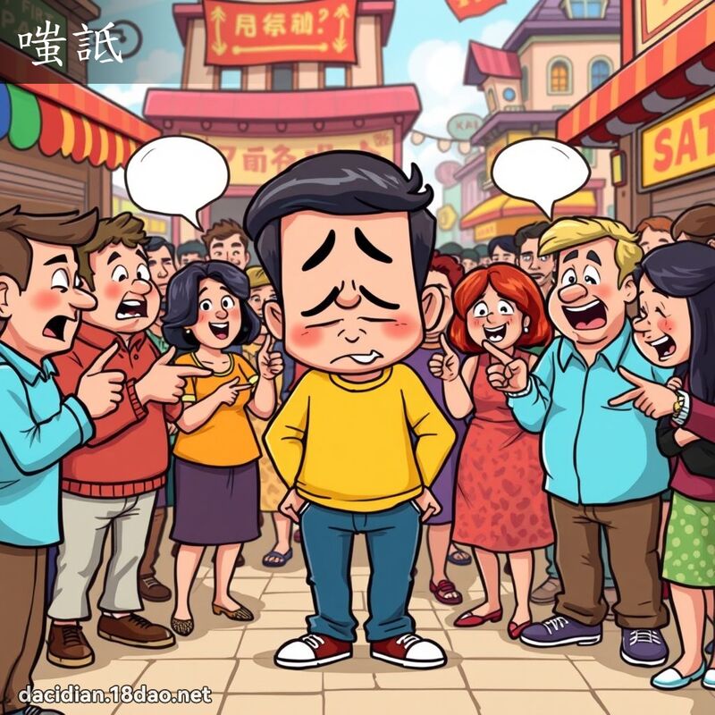 嗤詆 - 國語大辭典配圖