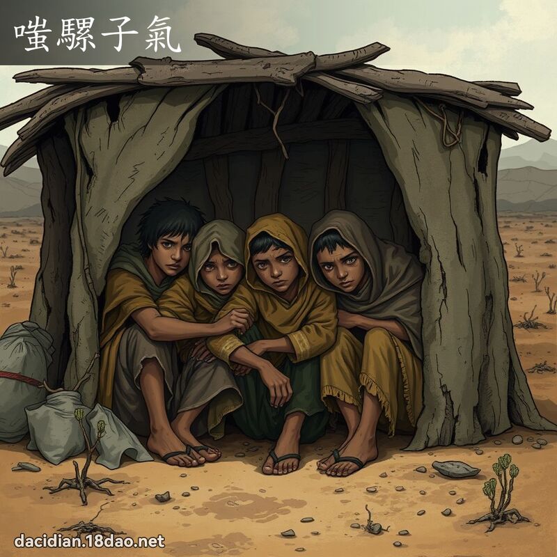 嗤骡子气 - 国语大辞典配图