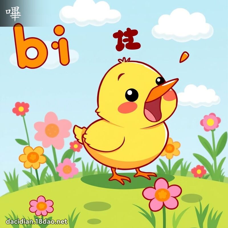 嗶 - 国语大辞典配图