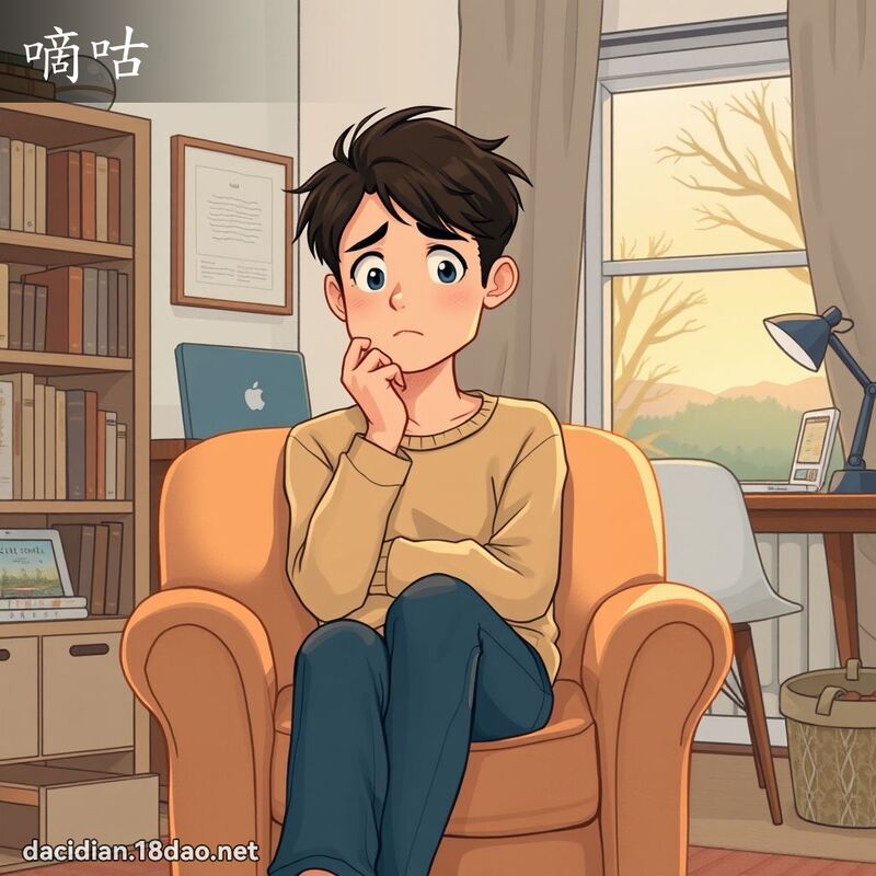 嘀咕 - 国语大辞典配图