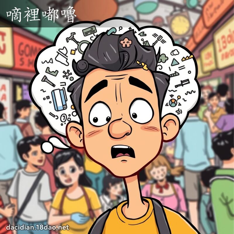 嘀里嘟嚕 - 国语大辞典配图