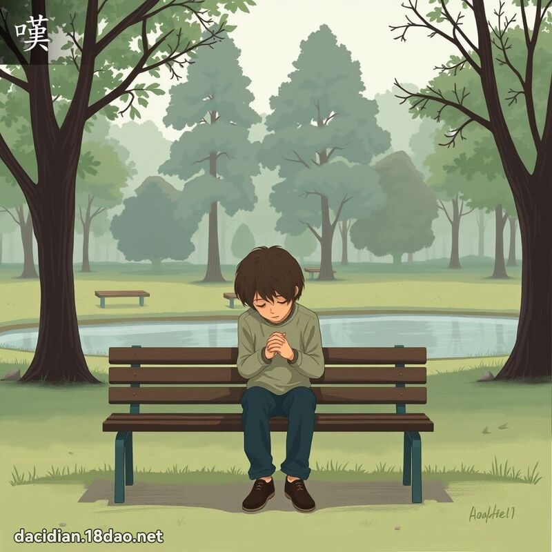 嘆 - 國語大辭典配圖