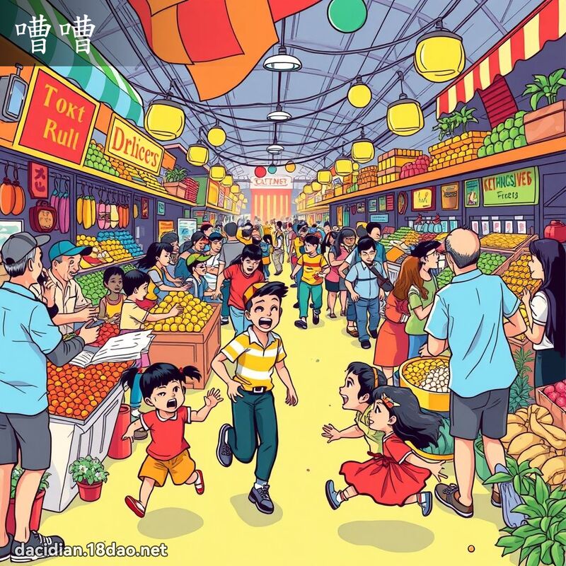 嘈嘈 - 国语大辞典配图