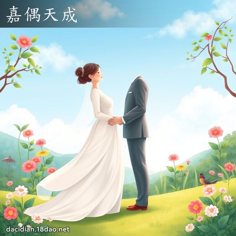 嘉偶天成 - 國語大辭典配圖