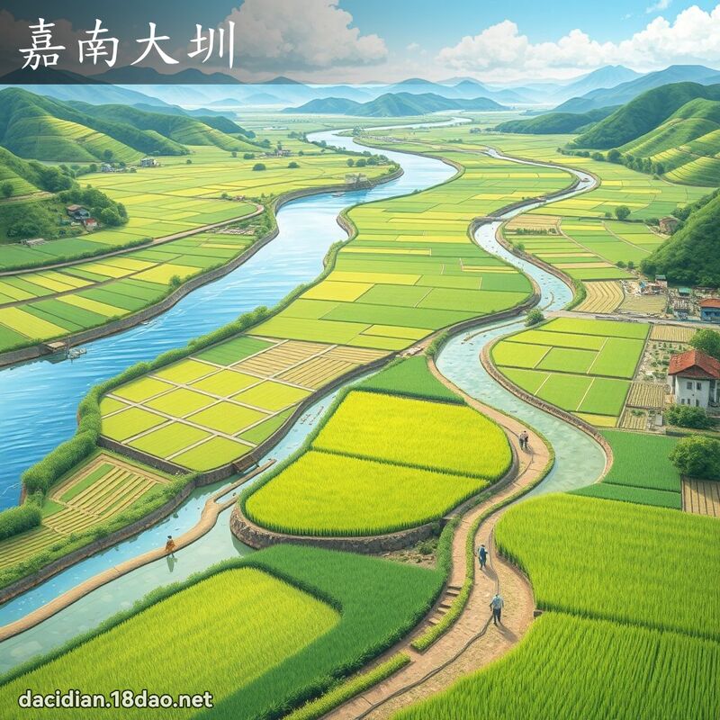 嘉南大圳 - 國語大辭典配圖