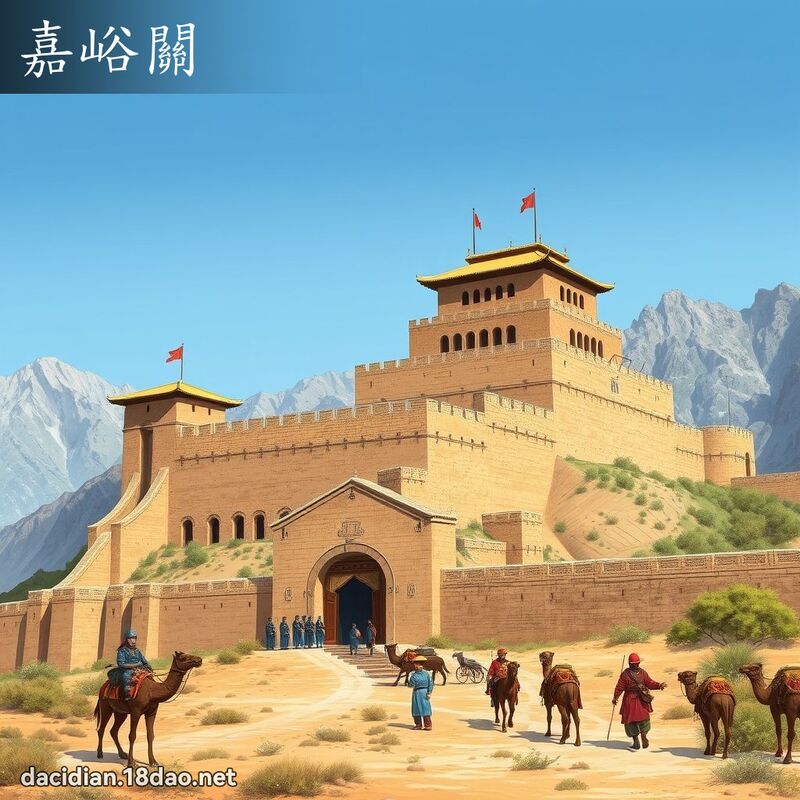 嘉峪关 - 国语大辞典配图