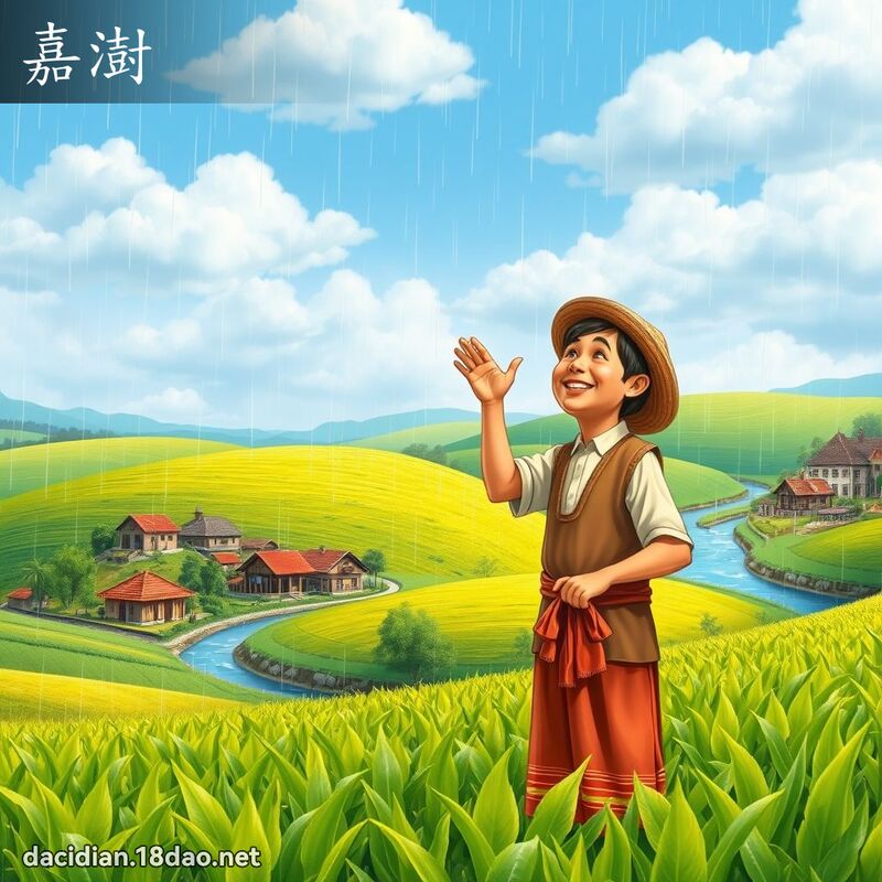 嘉澍 - 國語大辭典配圖