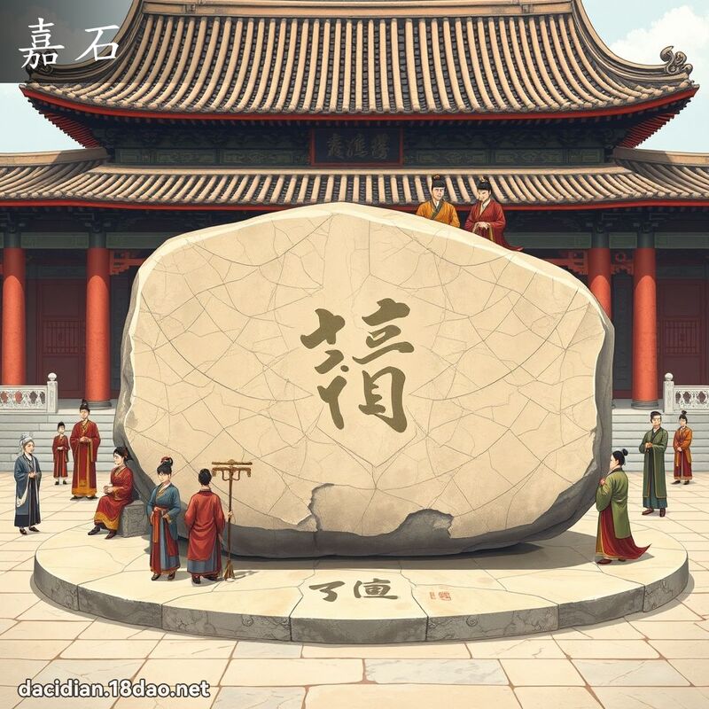 嘉石 - 国语大辞典配图
