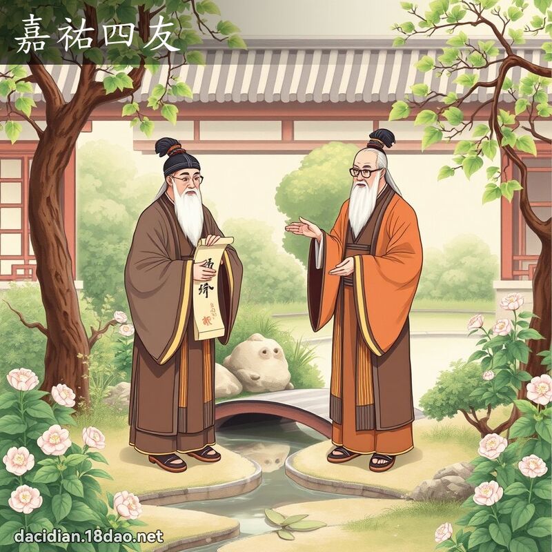 嘉祐四友 - 國語大辭典配圖