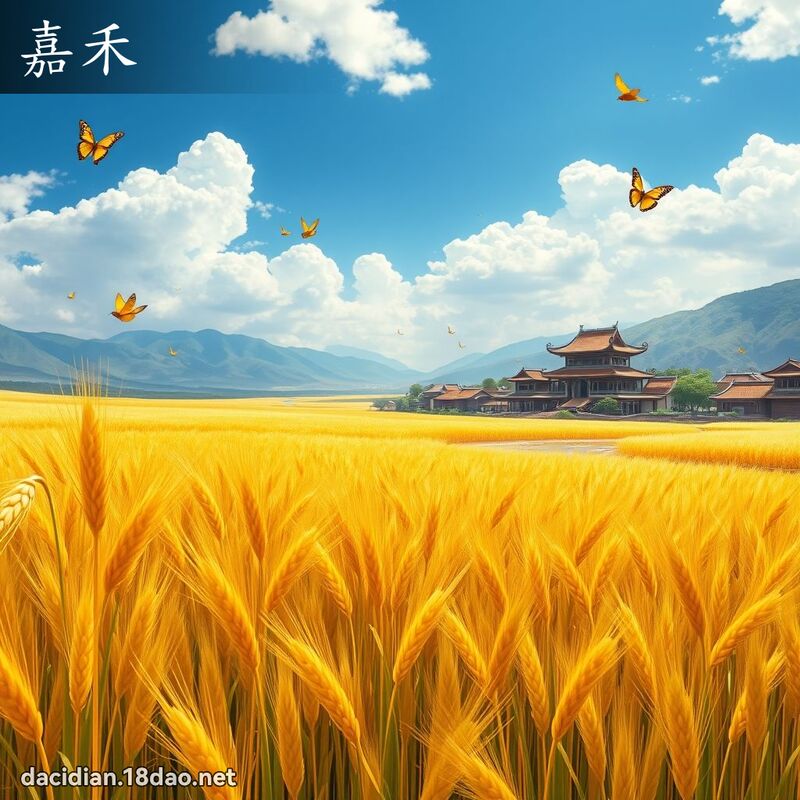 嘉禾 - 國語大辭典配圖