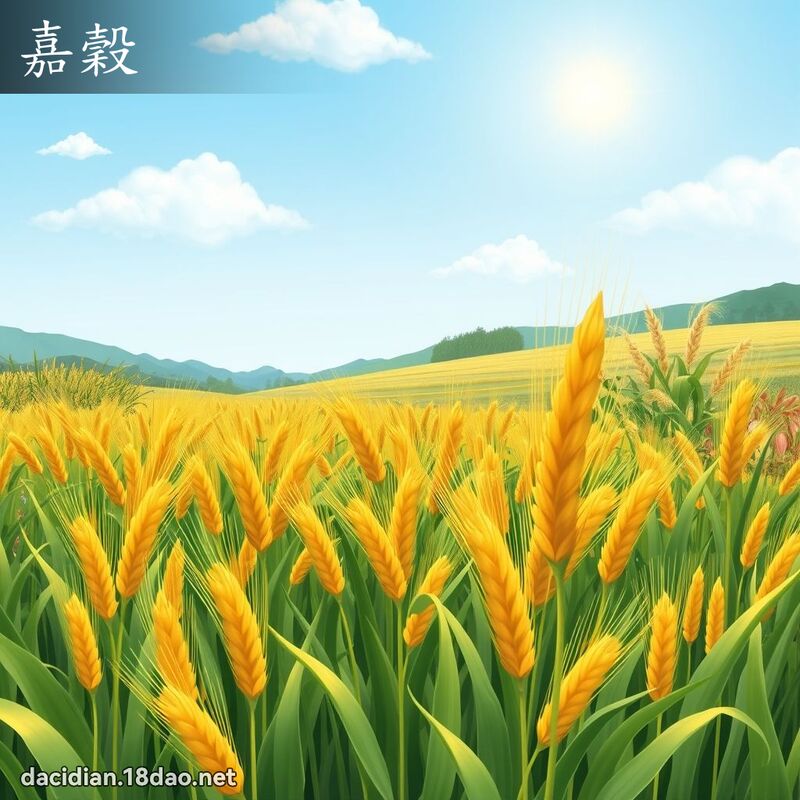 嘉谷 - 国语大辞典配图
