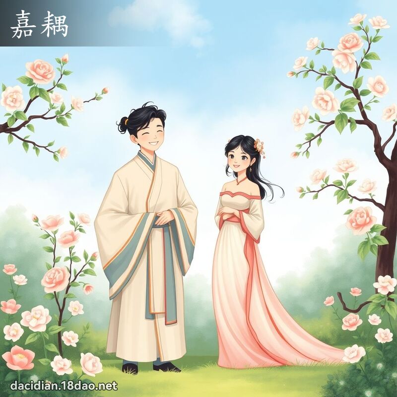 嘉耦 - 国语大辞典配图