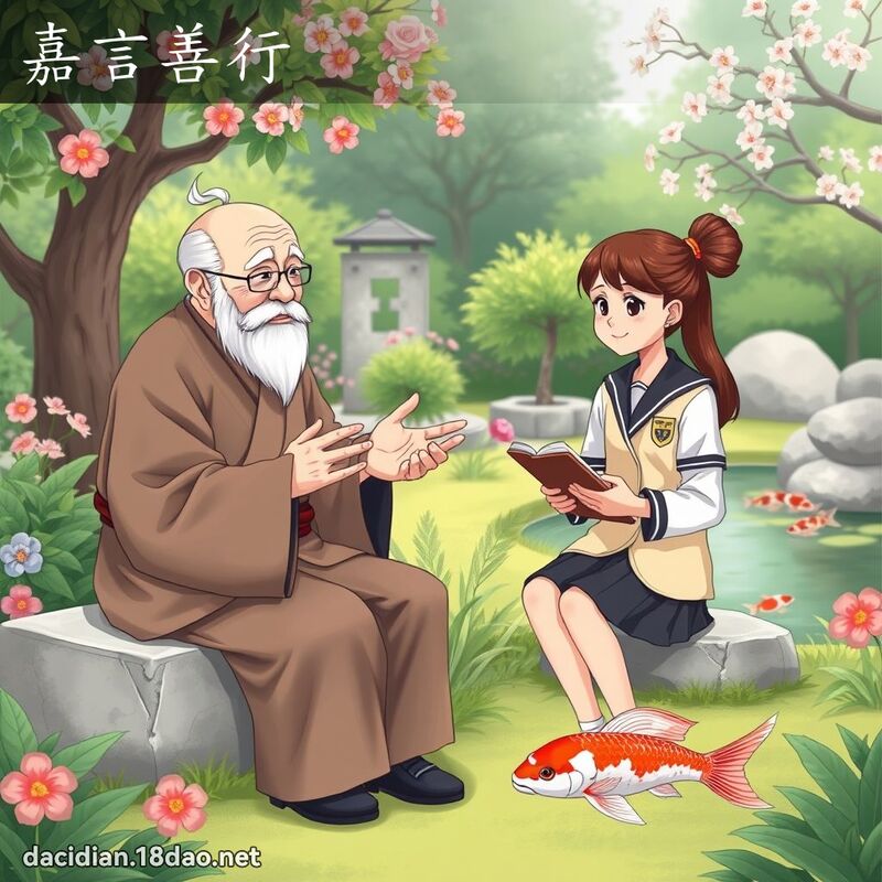 嘉言善行 - 國語大辭典配圖