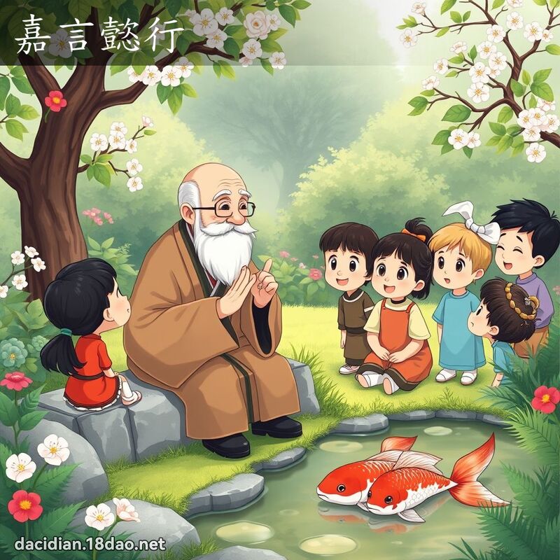嘉言懿行 - 國語大辭典配圖
