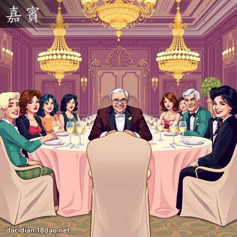 嘉宾 - 国语大辞典配图