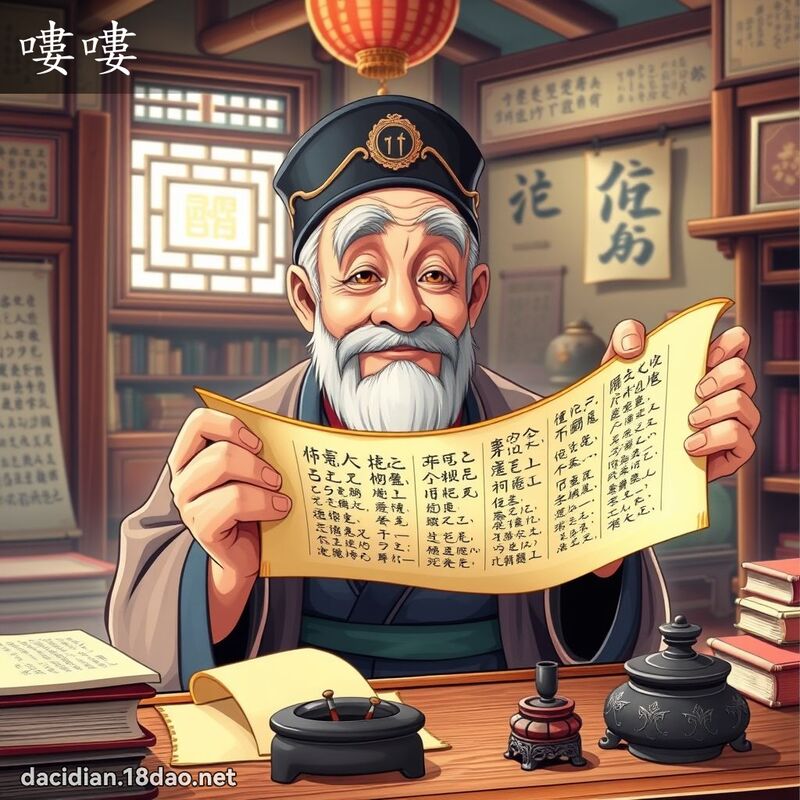 嘍嘍 - 國語大辭典配圖