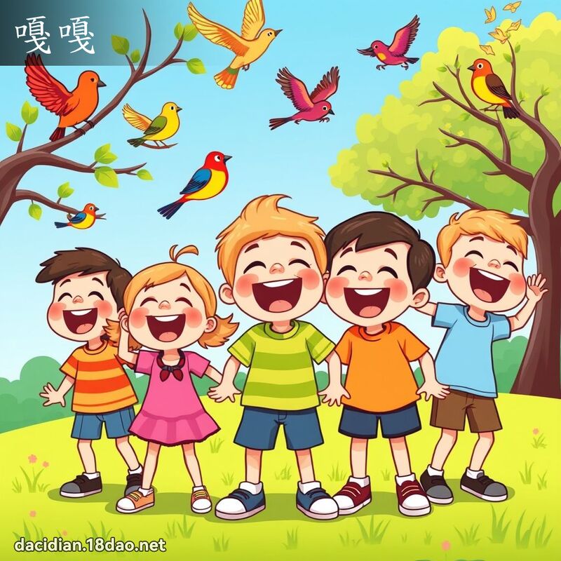 嘎嘎 - 国语大辞典配图