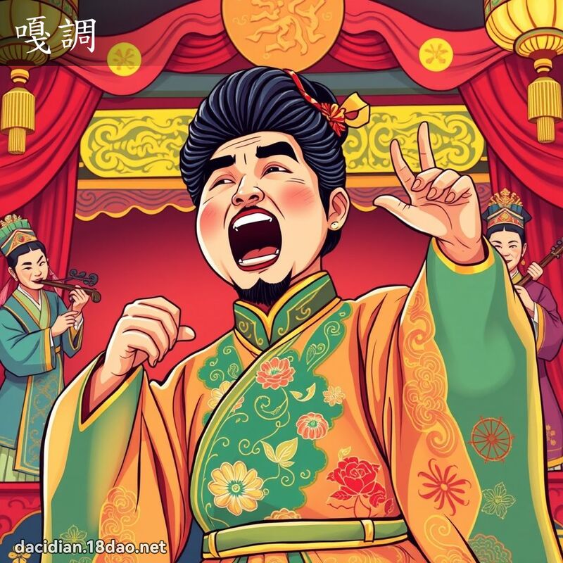 嘎調 - 國語大辭典配圖