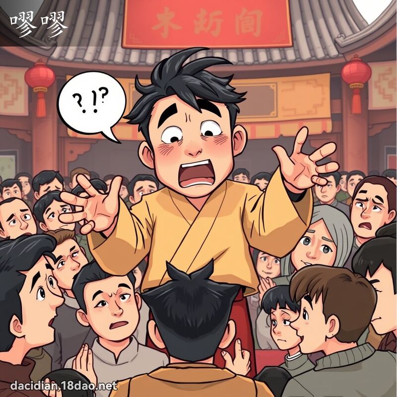 嘐嘐 - 国语大辞典配图