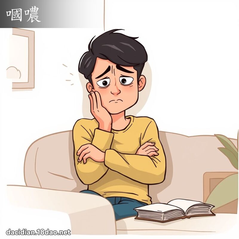 嘓噥 - 国语大辞典配图