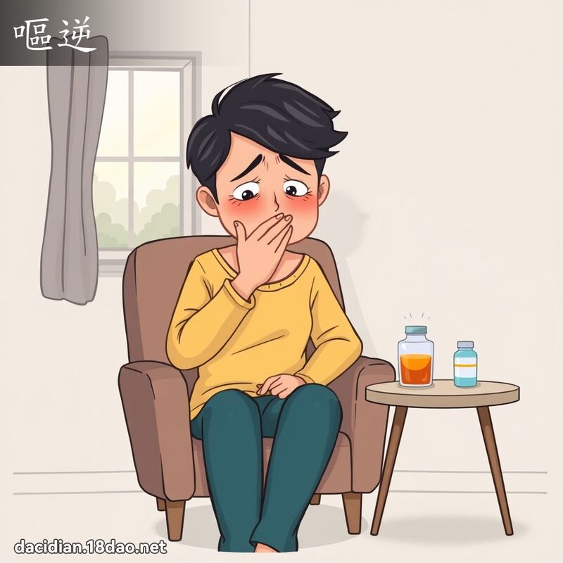 嘔逆 - 國語大辭典配圖