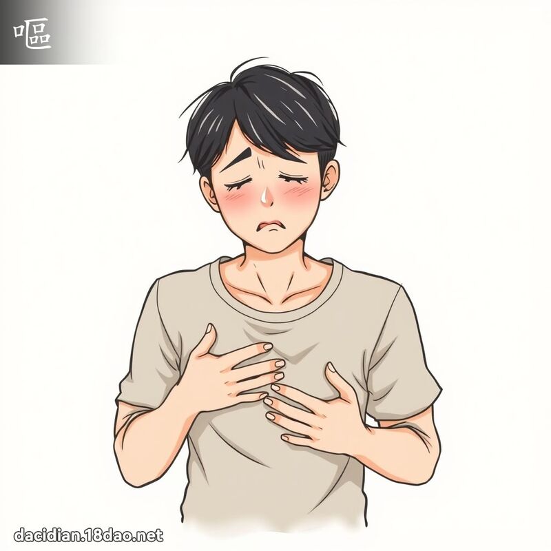 漢字: 嘔 (多音字)