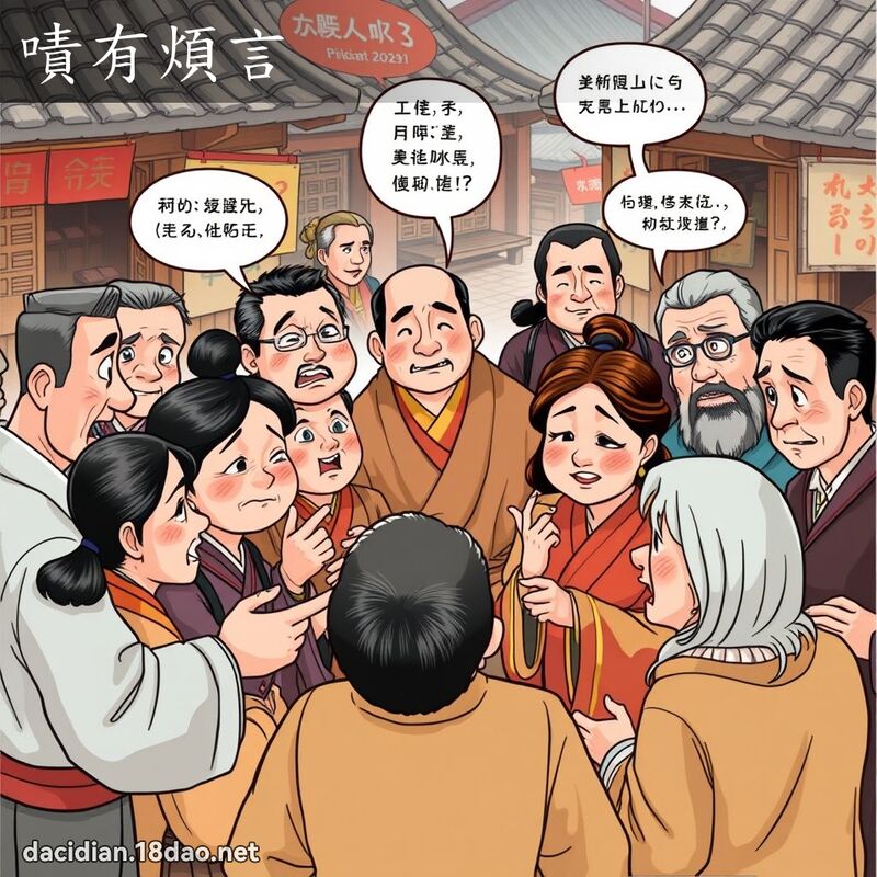 嘖有煩言 - 國語大辭典配圖