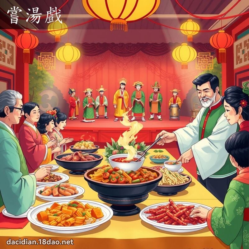 嘗湯戲 - 國語大辭典配圖