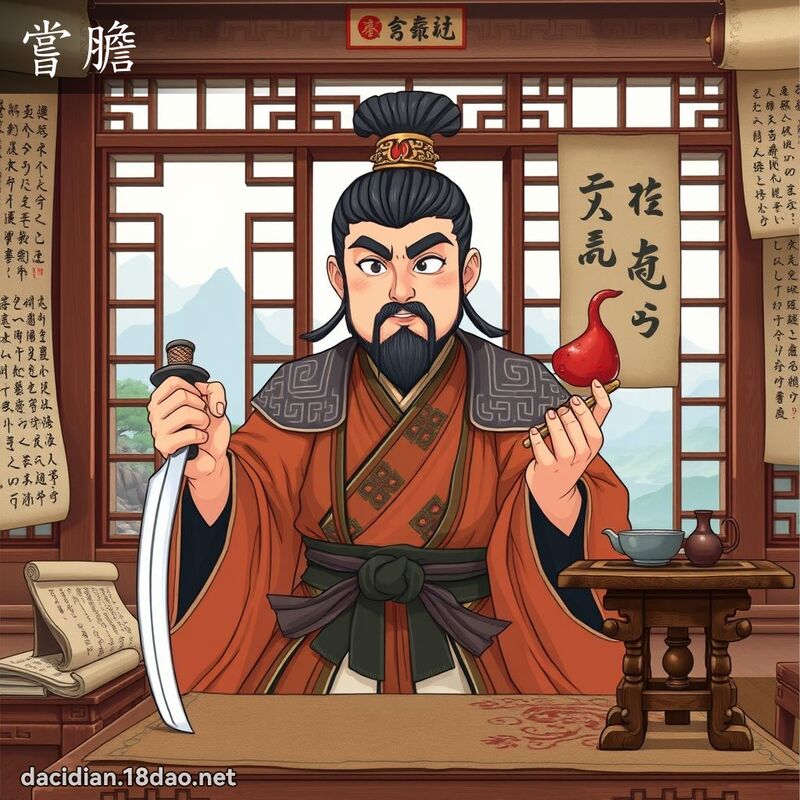 尝胆 - 国语大辞典配图
