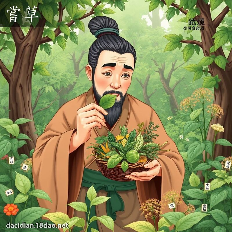 嘗草 - 國語大辭典配圖