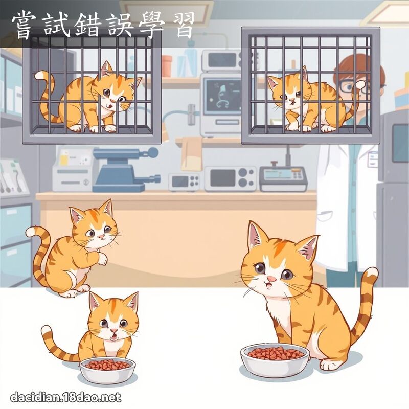 嘗試錯誤學習 - 國語大辭典配圖