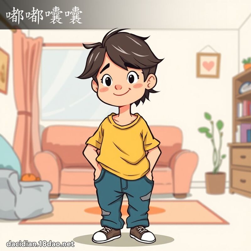 嘟嘟囔囔 - 国语大辞典配图