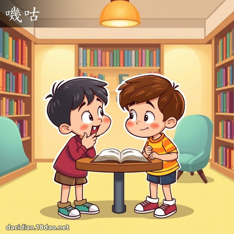 嘰咕 - 國語大辭典配圖