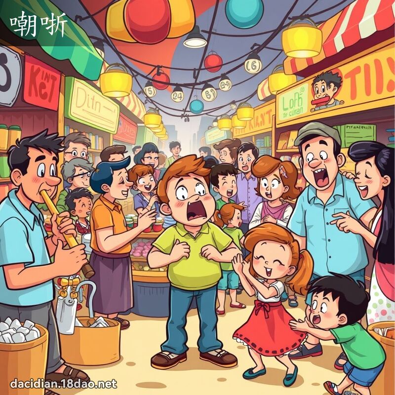 嘲哳 - 國語大辭典配圖