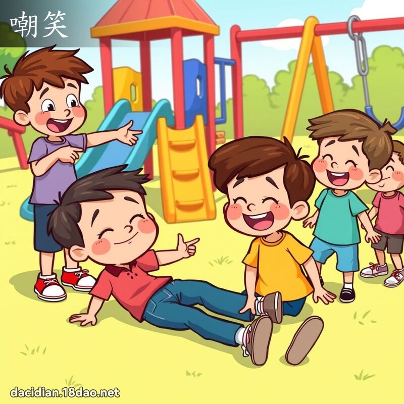 嘲笑 - 國語大辭典配圖