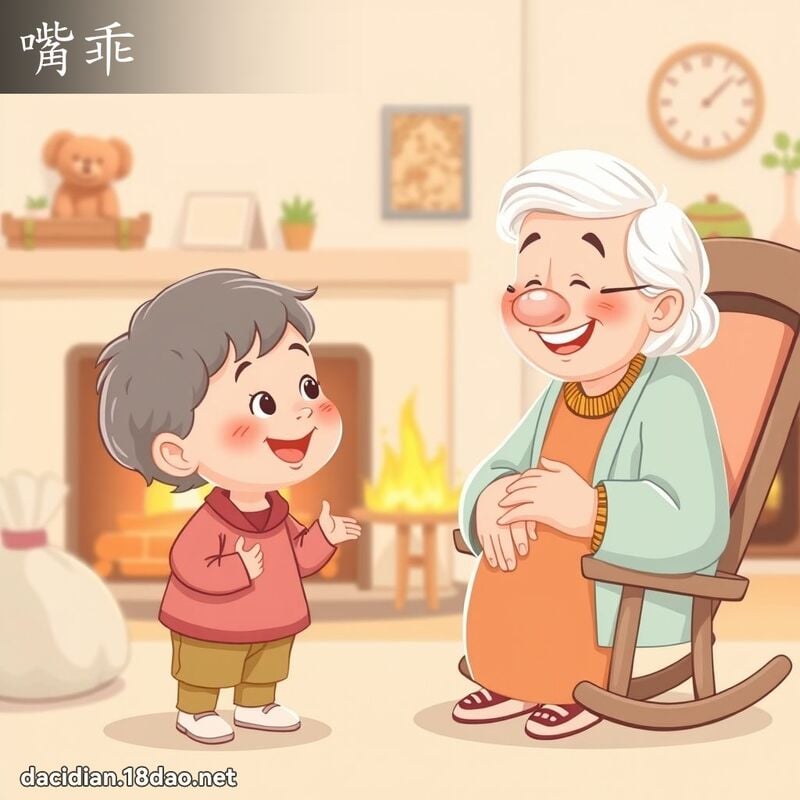 嘴乖 - 国语大辞典配图